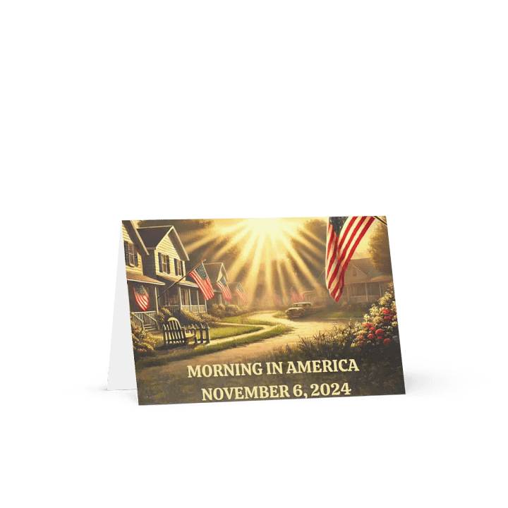 Morning In America Writing Card - Limited Edition product image (1)