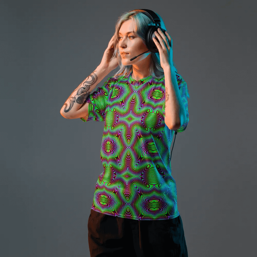 Unisex Psychedelic V-Neck product image (4)