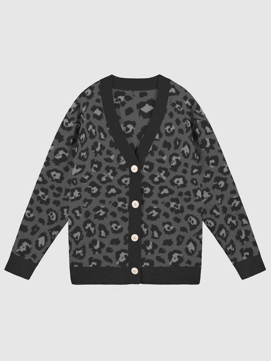 Leopard's Meow Alley Cat Knit Cardigan product image (3)