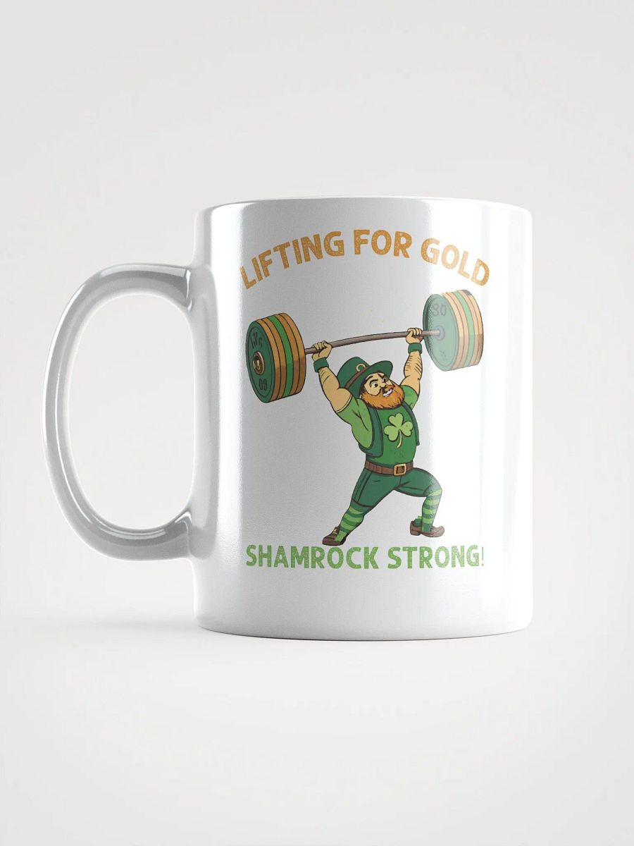 Lifting for Gold Shamrock Strong Leprechaun Mug product image (18)