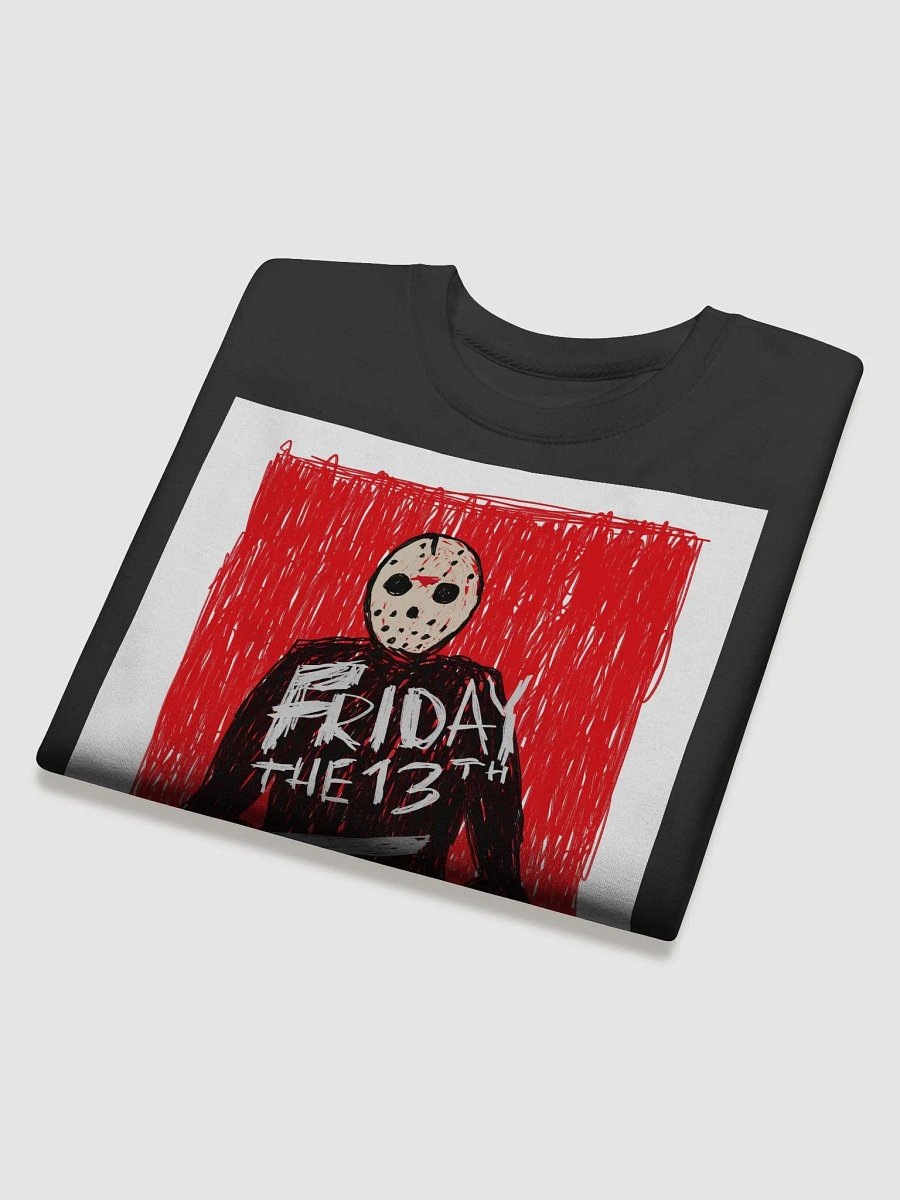 🔪 "JASON" CreepyKids Unisex Sweater Horror Art Print 🔥 product image (4)