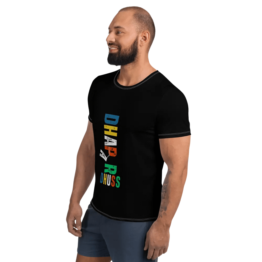 Falling Chains All-Over Athletic T-Shirt product image (4)