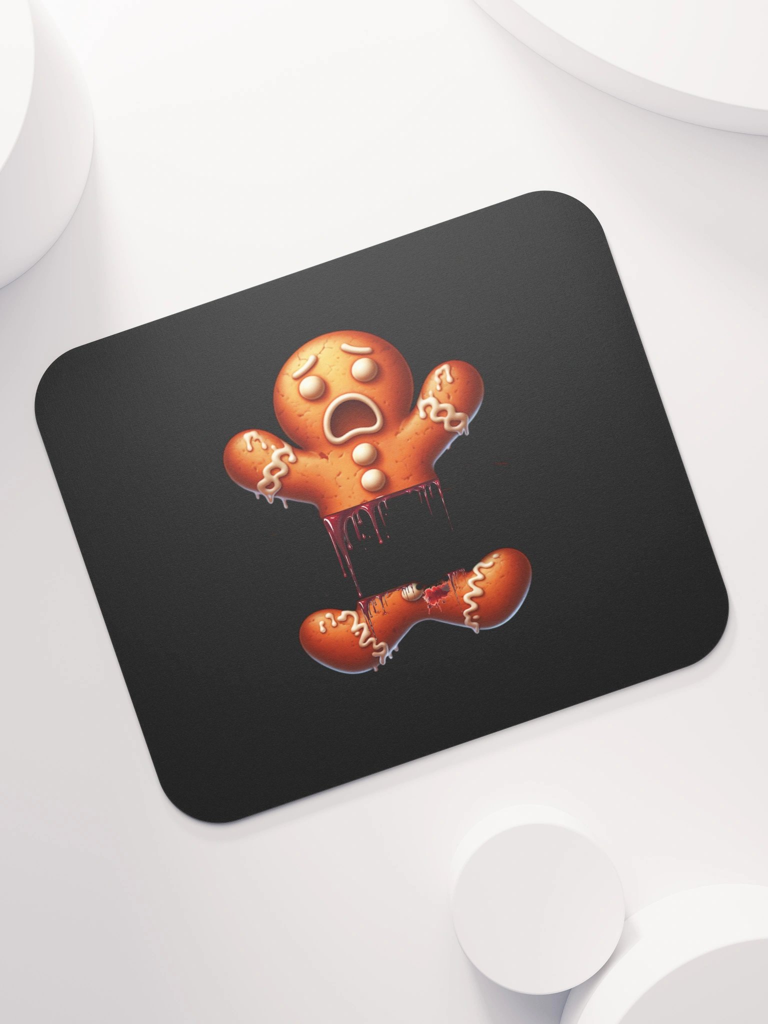 Broken Gingerbread Man Mouse Pad product image (7)