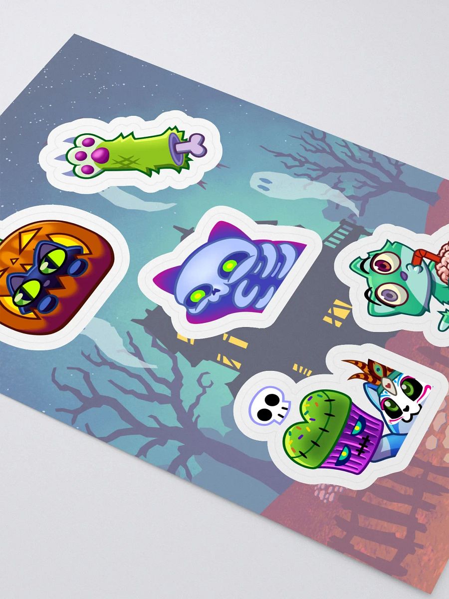 Scary Ceruli-mote Sticker Sheet product image (2)