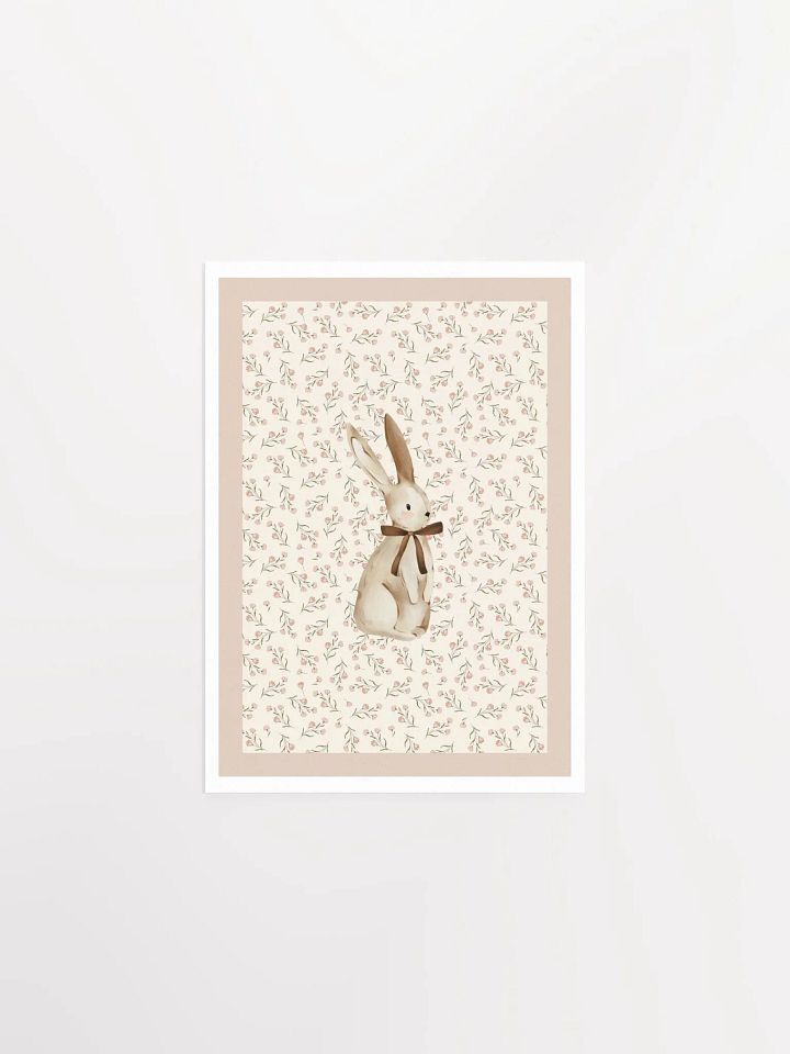 Boho Bunny Nursery Print 3 product image (2)