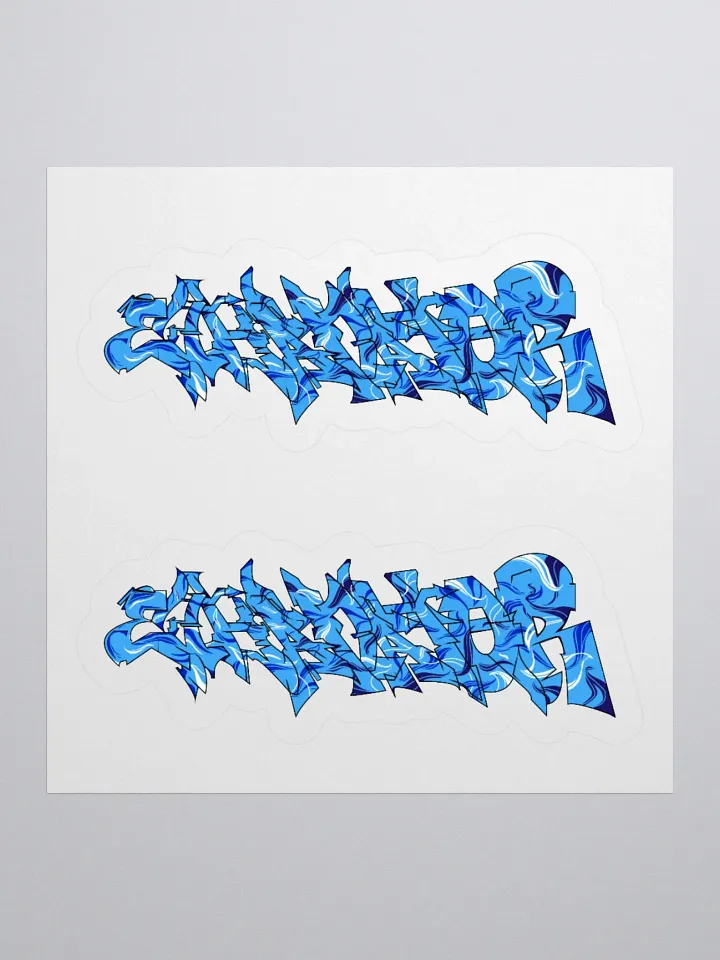Blue Ethanator Graphitti Kiss Cut Stickers product image (3)