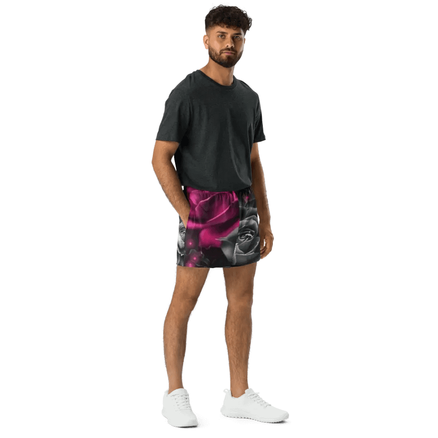 Contrast Rose Athletic Shorts product image (3)