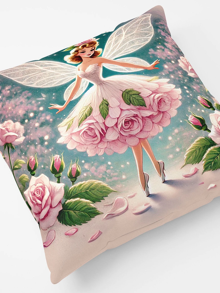 Pink Rose Fairy Garden Enchantment Pillow product image (5)