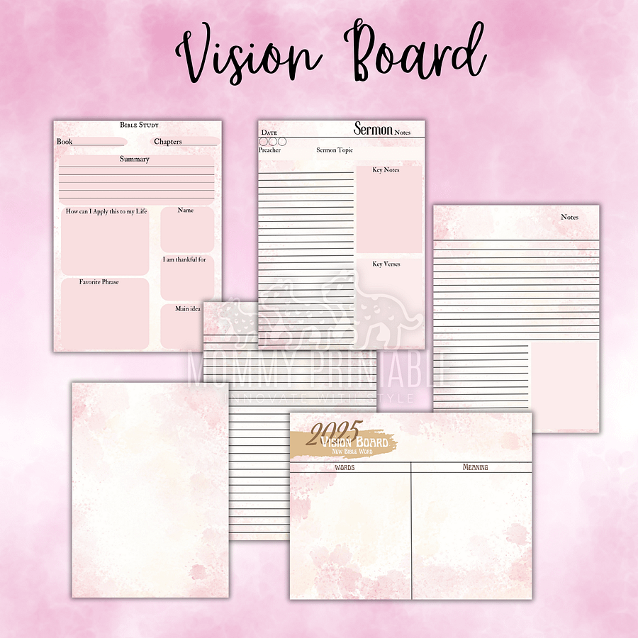 Faith & Vision 2025: Christian Goal-Setting Bundle product image (4)