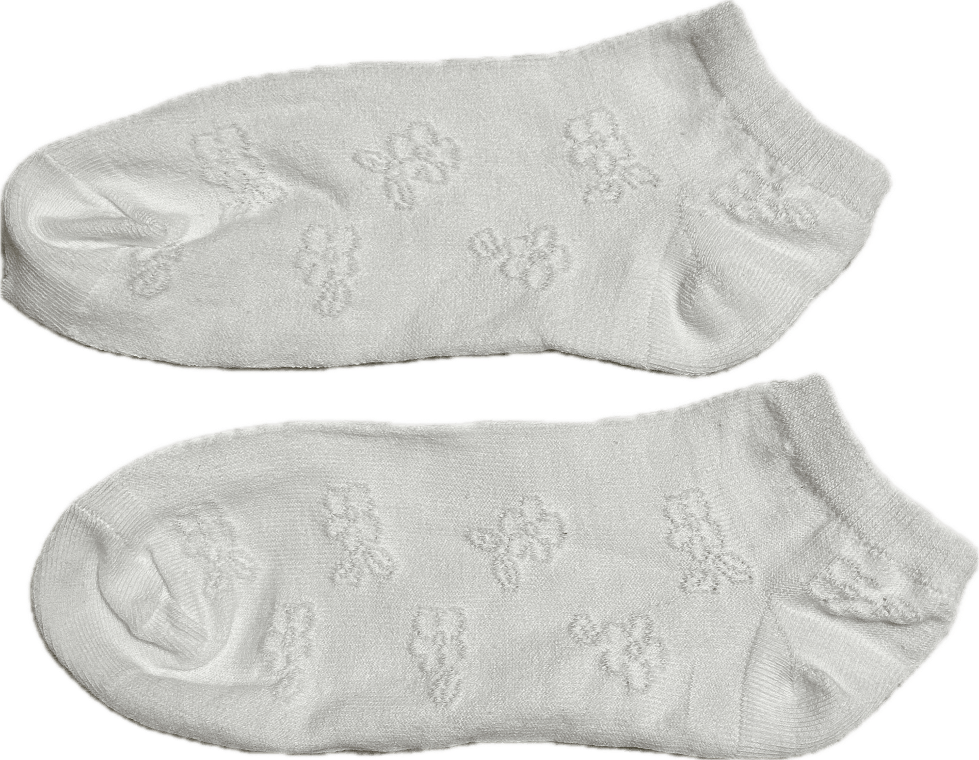 White flower ankle socks product image (1)