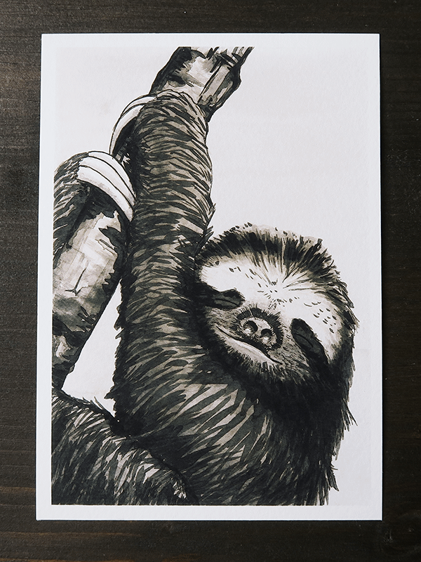 print : sloth product image (2)