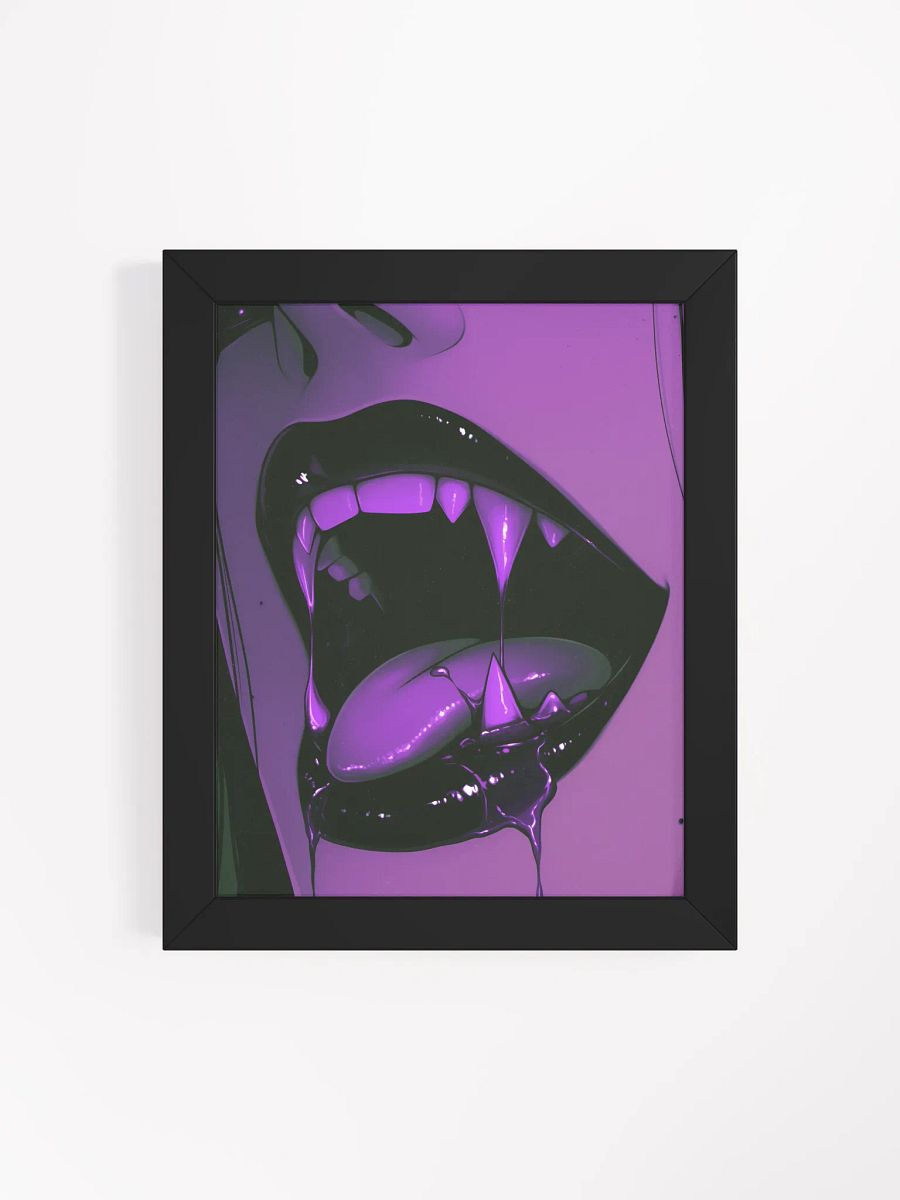 Pink Fangs Framed Poster product image (4)