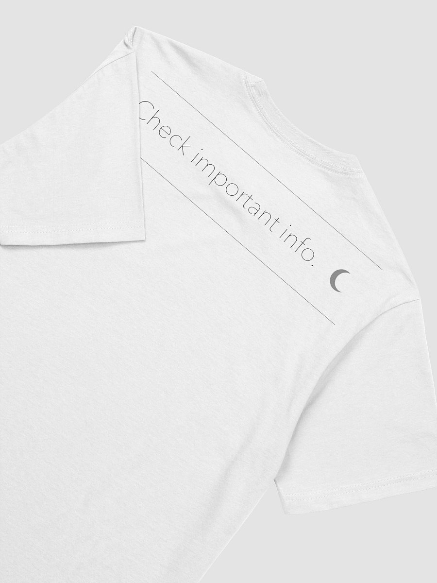 NatGPT: Check Important Info - White Tee product image (7)