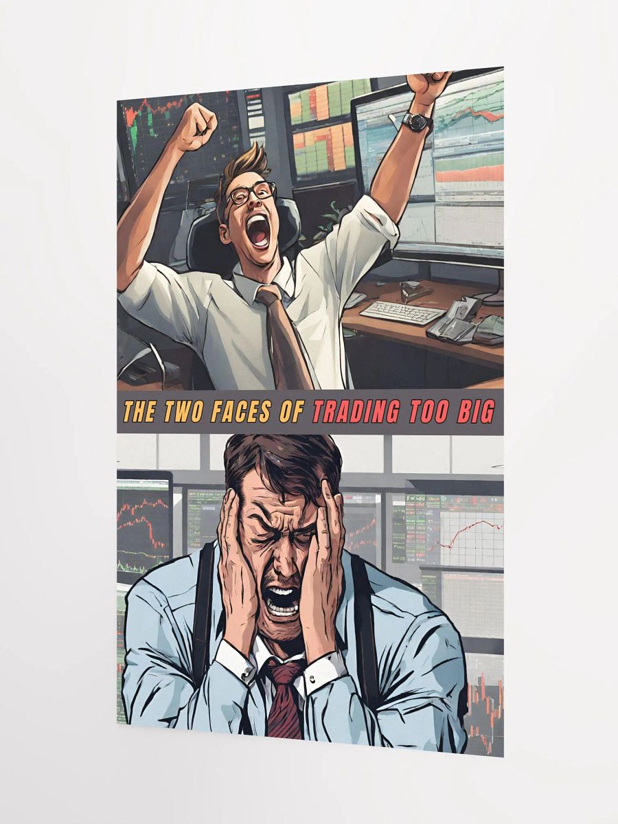 Trading Too Big Inspirational Poster product image (7)