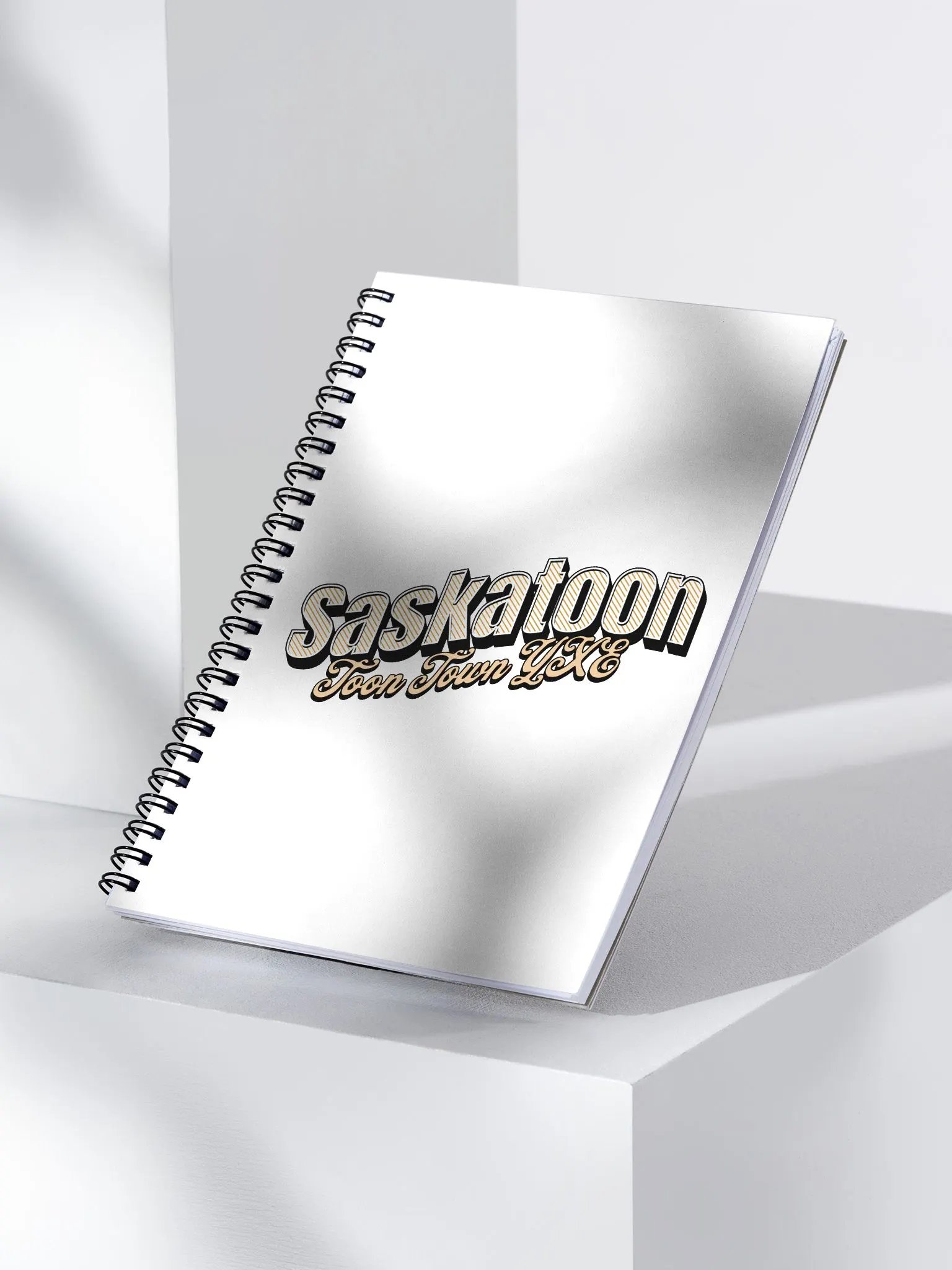 Saskatoon Toon Town YXE Spiral Notebook product image (2)