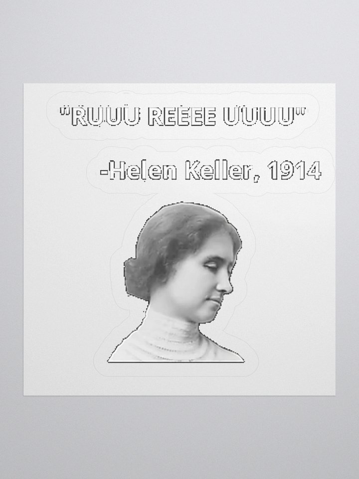 Helen Keller Quote Sticker product image (1)