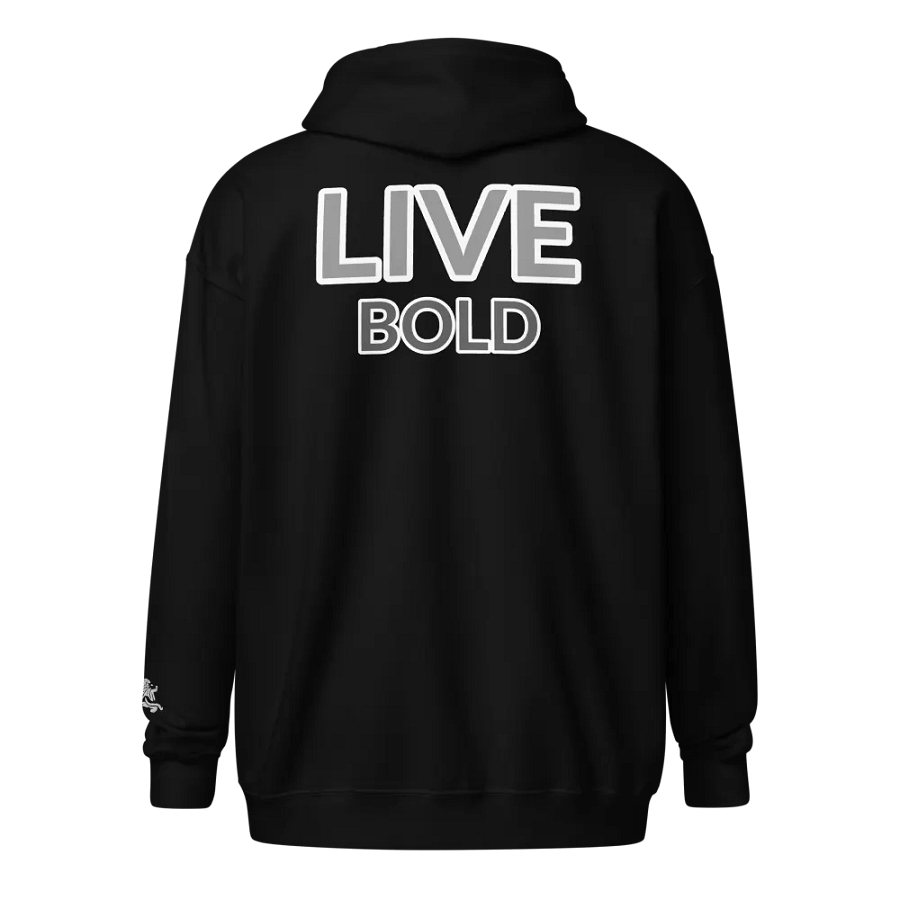 Bold Circle Logo Unisex Zip Hoodie product image (7)