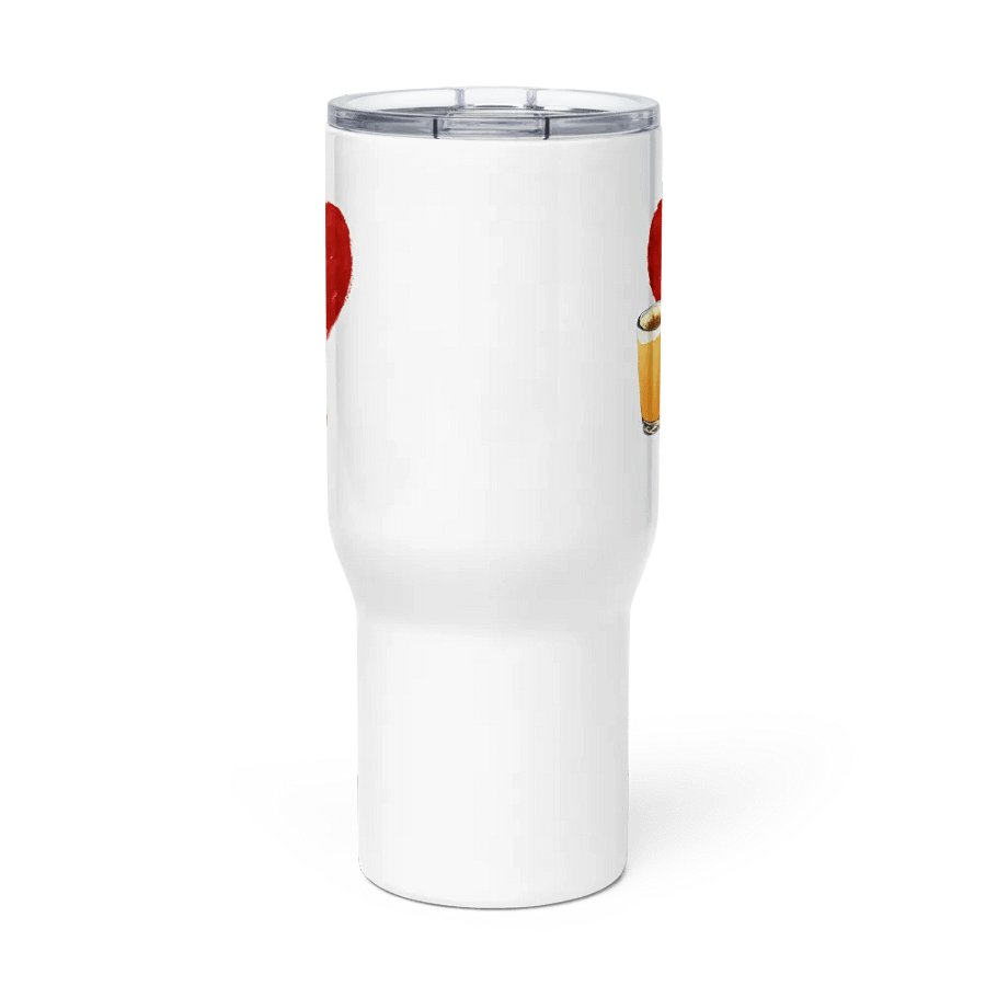 I Heart Latte Travel Mug with Handle product image (3)