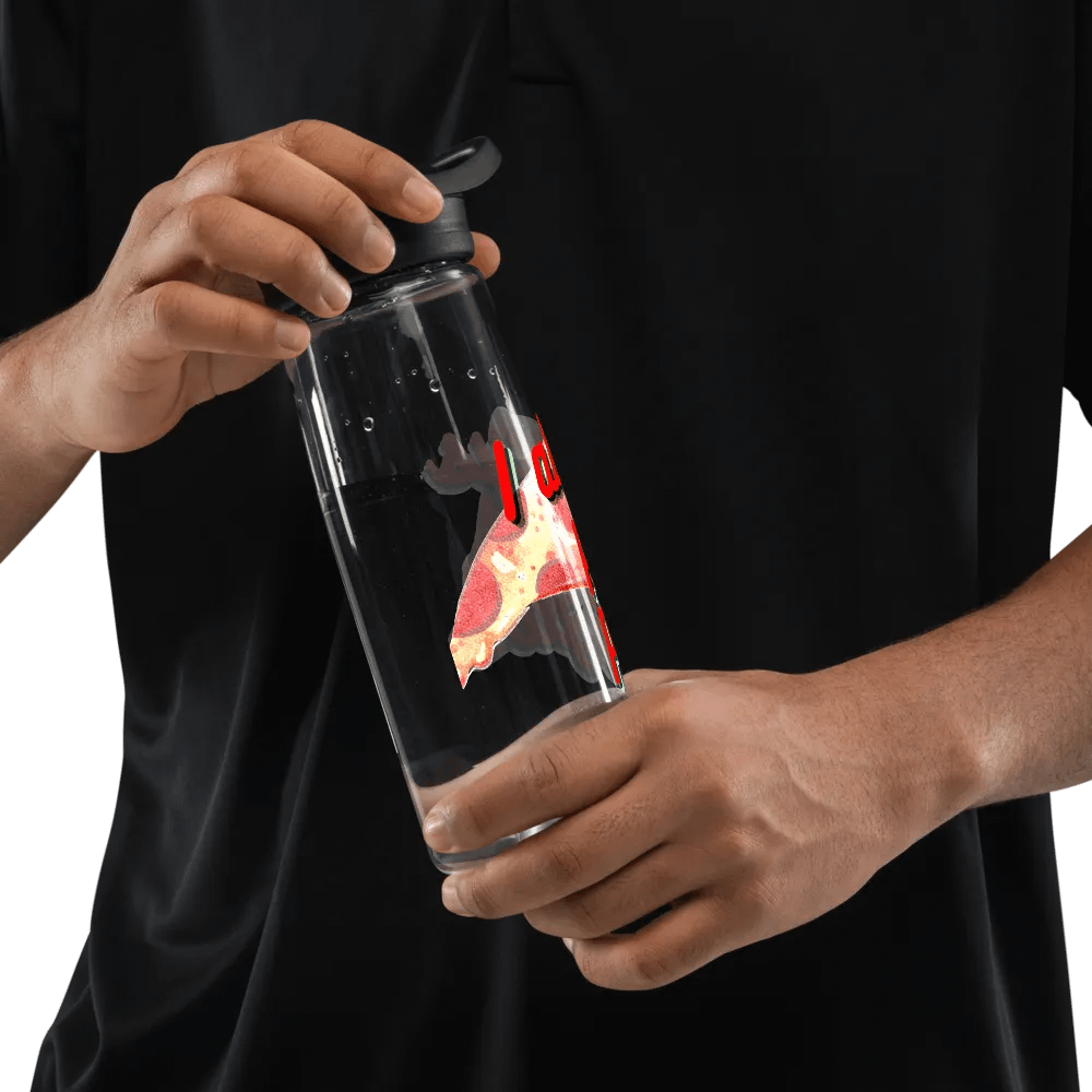 I Always Pick Pizza Sports Water Bottle product image (9)