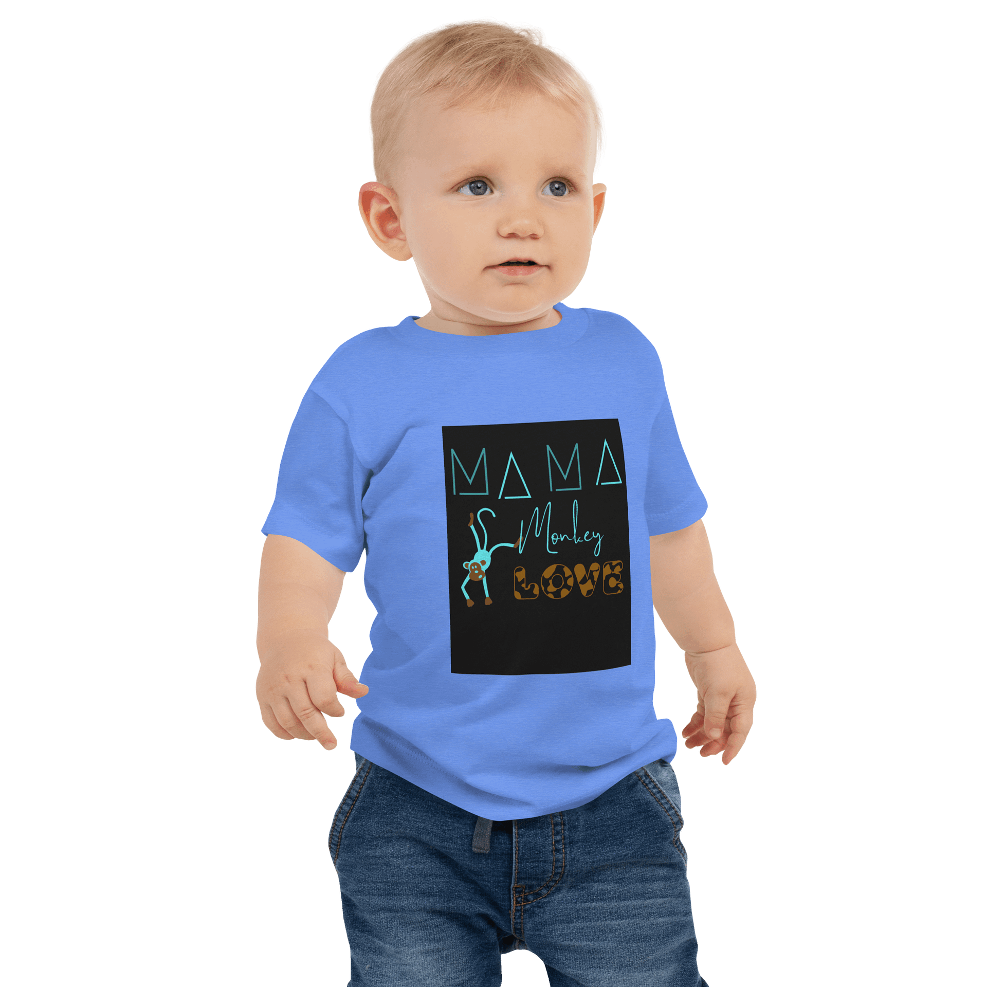 MAMA Monkey LOVE Baby Tee product image (1)