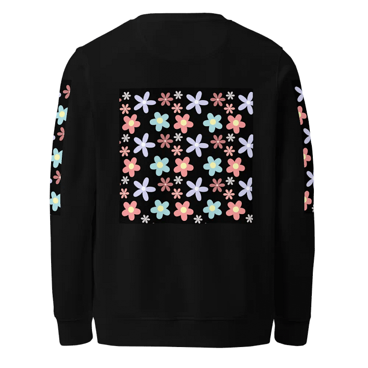 Pastel Petals Organic Sweatshirt product image (2)