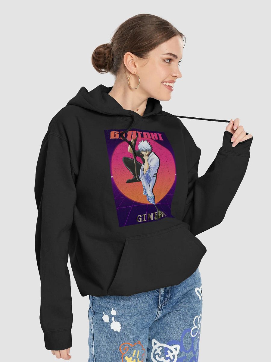 Gintama Gintoki Retro Sunset Sweatshirt – Gildan Midweight product image (5)
