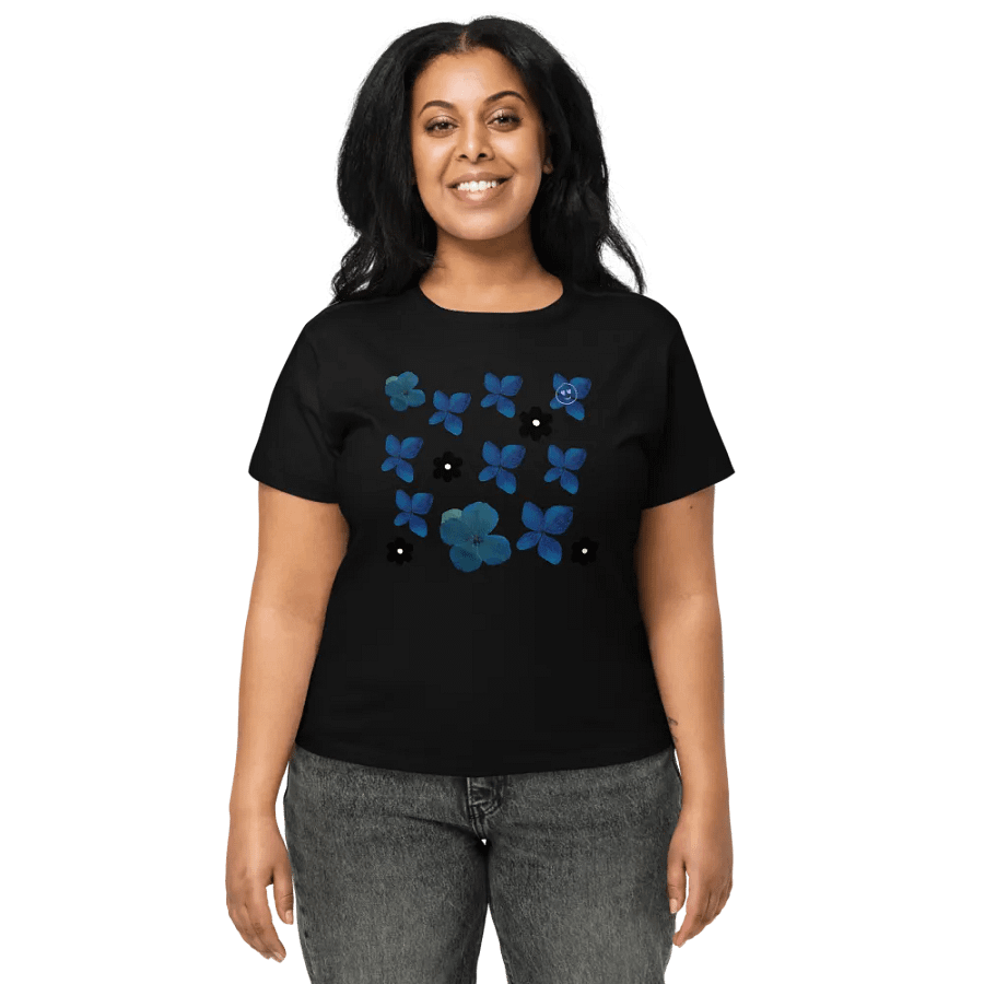 Whimsical Blooms Women's High-Waisted Tee product image (1)