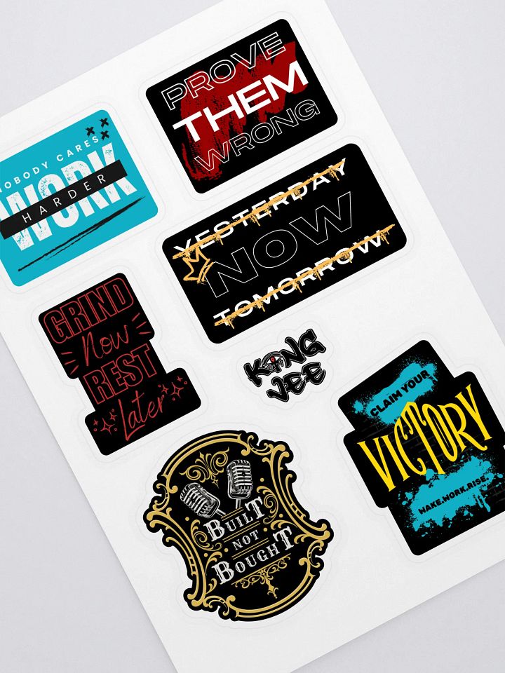 Motivational Quote Sticker Sheet 2 product image (1)
