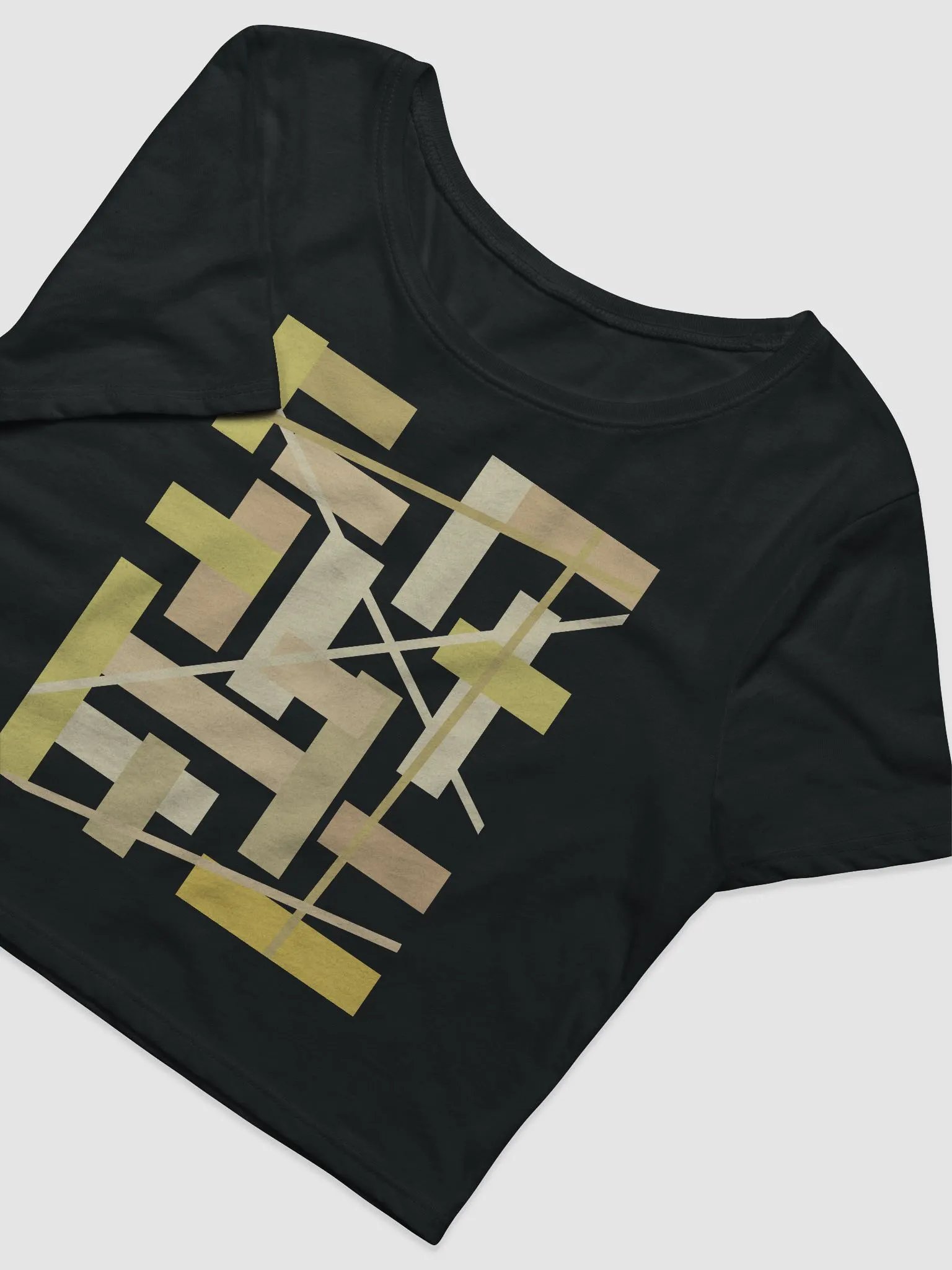 Black Background Golden Geometric Square Rectangle Line Pattern product image (3)