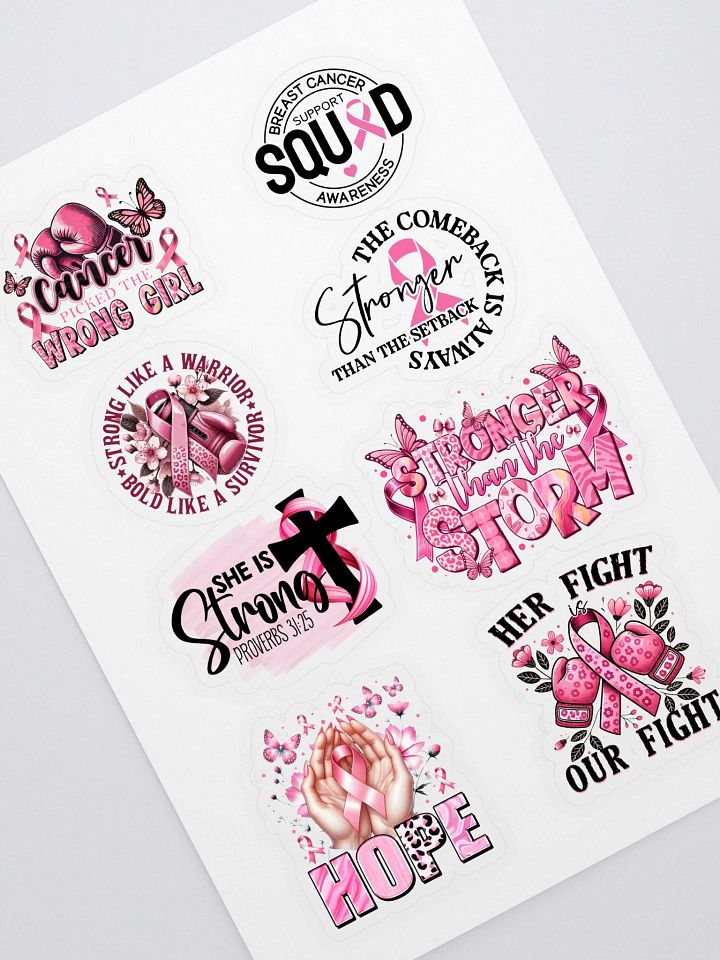 Cancer Sticker Sheet product image (1)