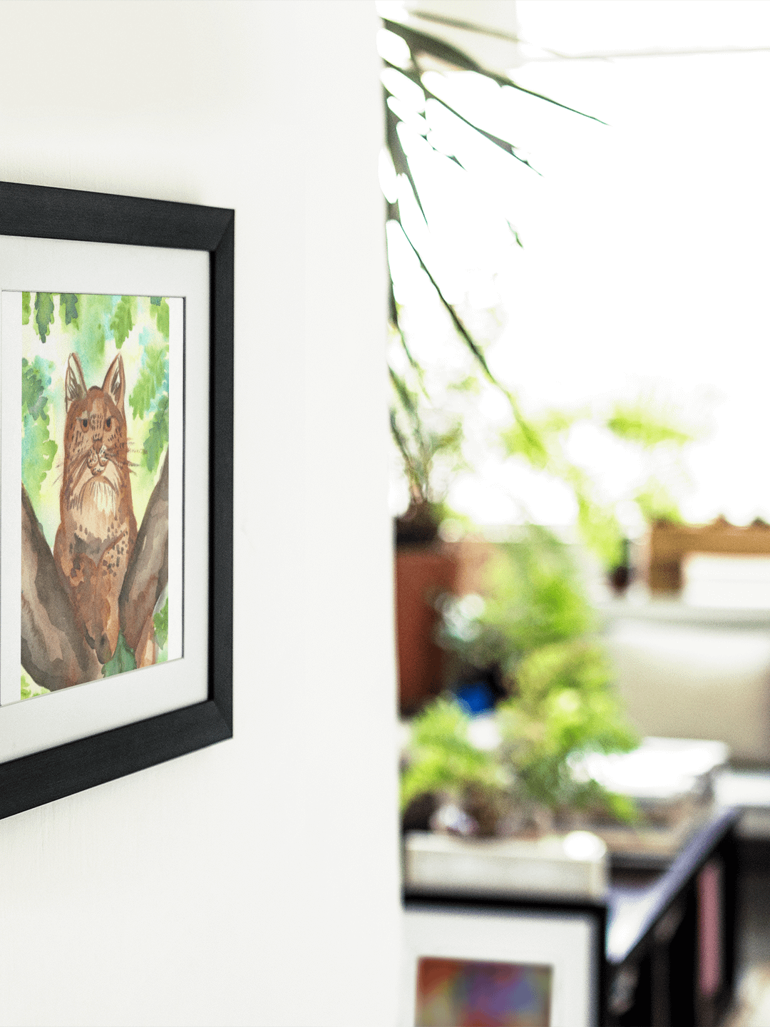 Lynx In A Tree Art Print product image (15)