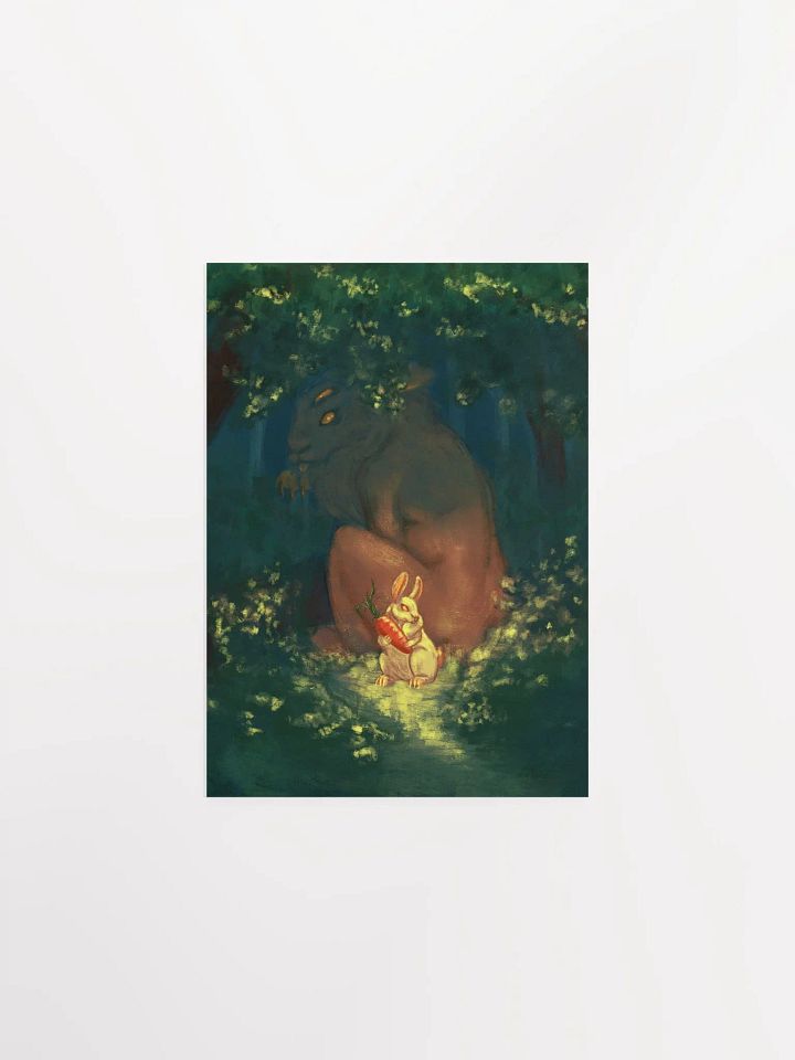 Bunny forest poster product image (3)