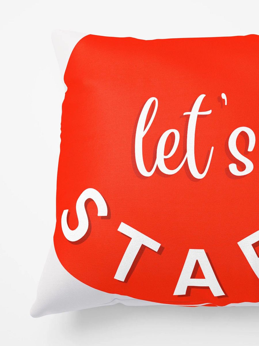 Funny let's START / STOP All-Over Print Pillow product image (5)