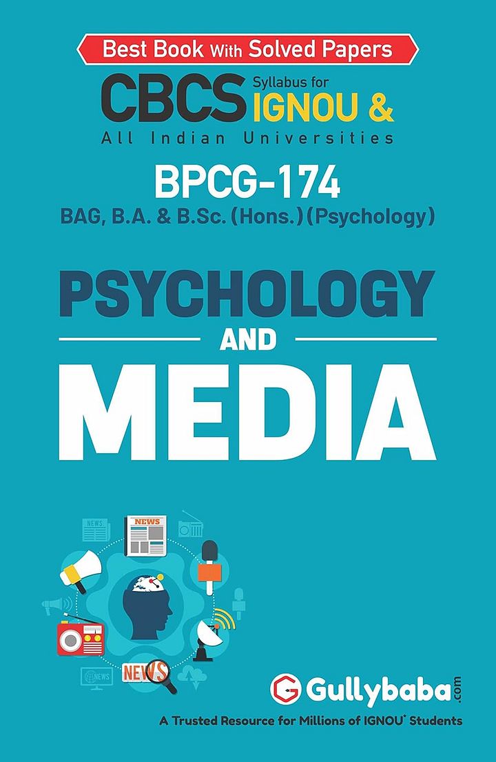 IGNOU BPCG-174 Psychology and Media product image (1)