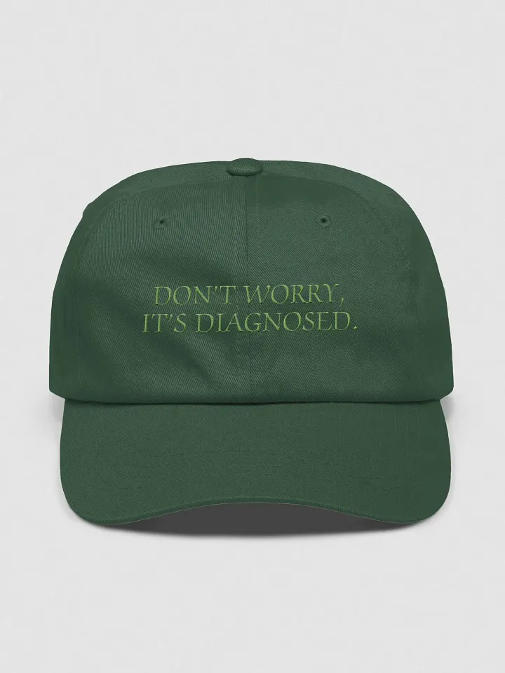 DW, IT'S DIAGNOSED. (light gr thread) classic dad hat product image (49)