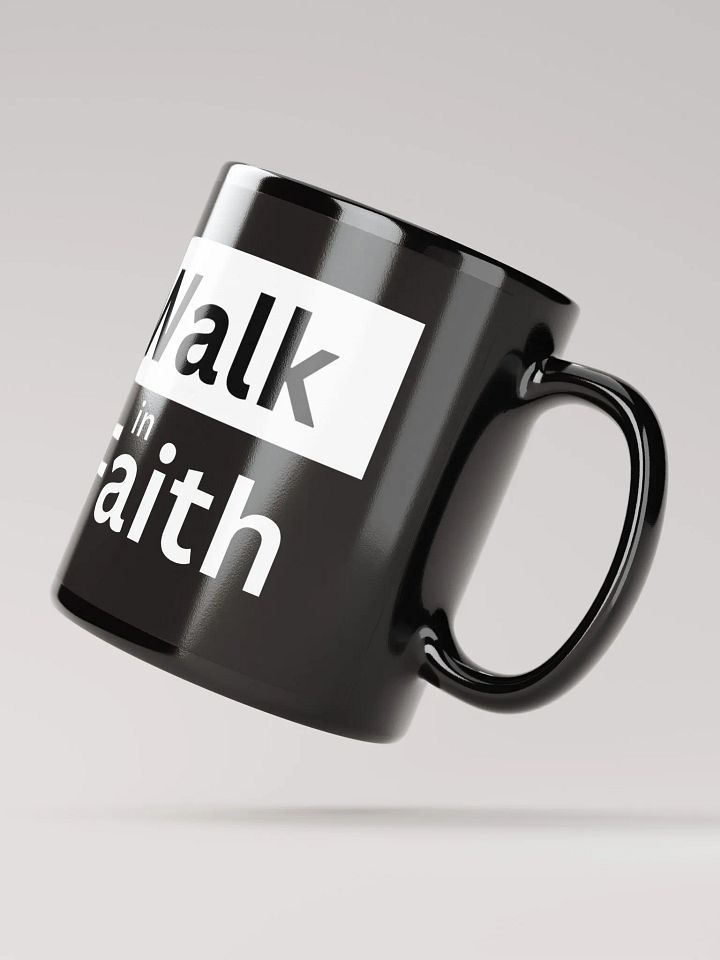 Black Mug: Walk in Faith with Jesus product image (2)