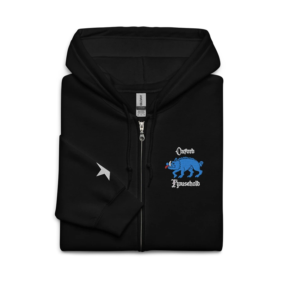 Oxford Embroidered Zip Hoodie product image (4)