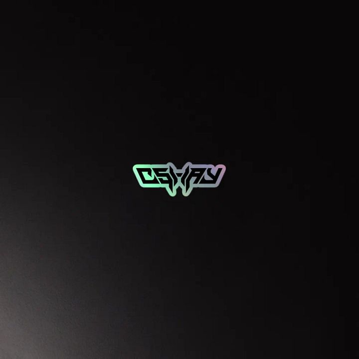 holo cshay logo sticker product image (2)