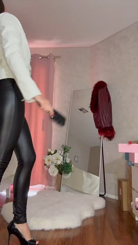 #editingtime #longhair #leatherasmr #ingashasmr❤️