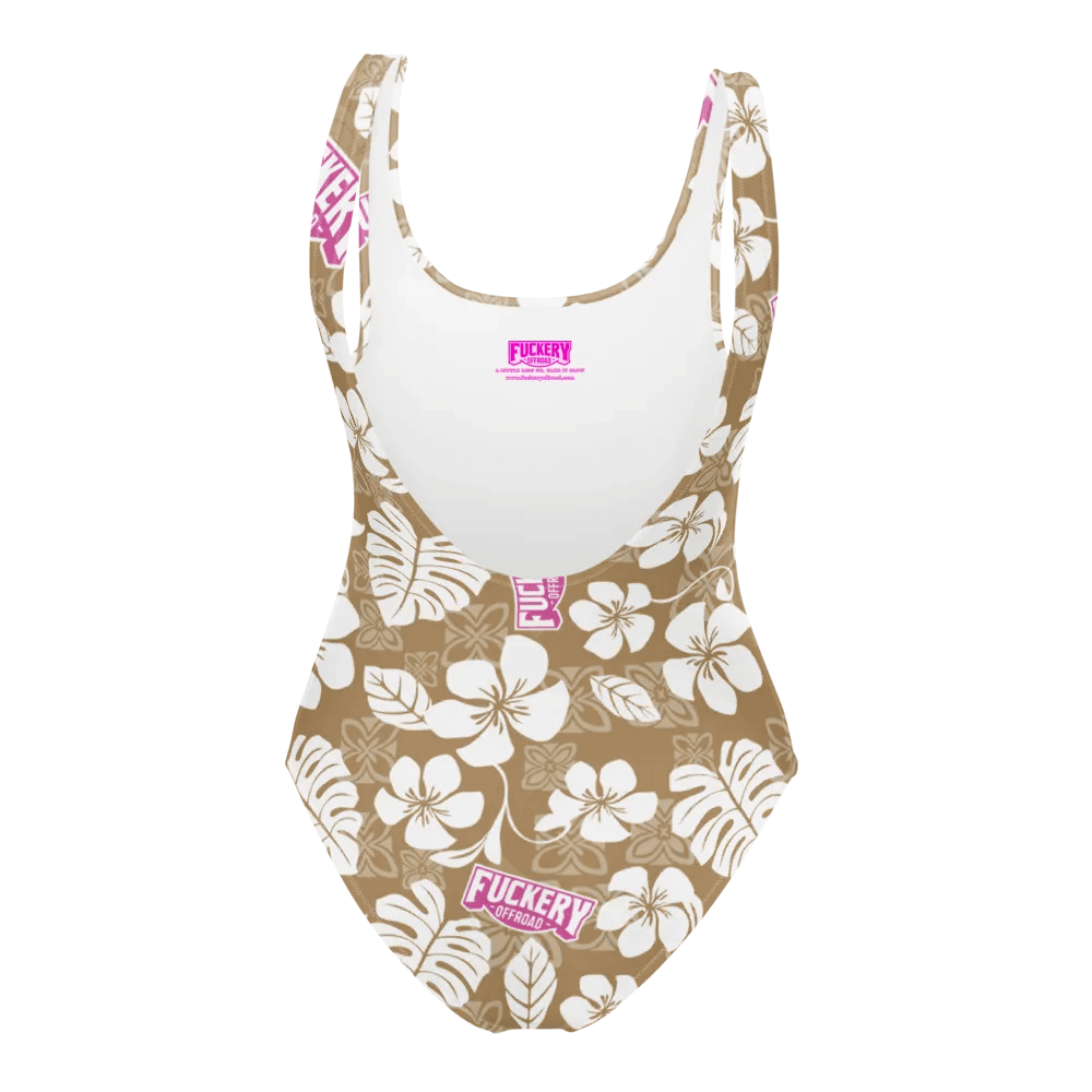 Fuckery Offroad Ladies Hawaiian Swinsuit - Tan product image (6)
