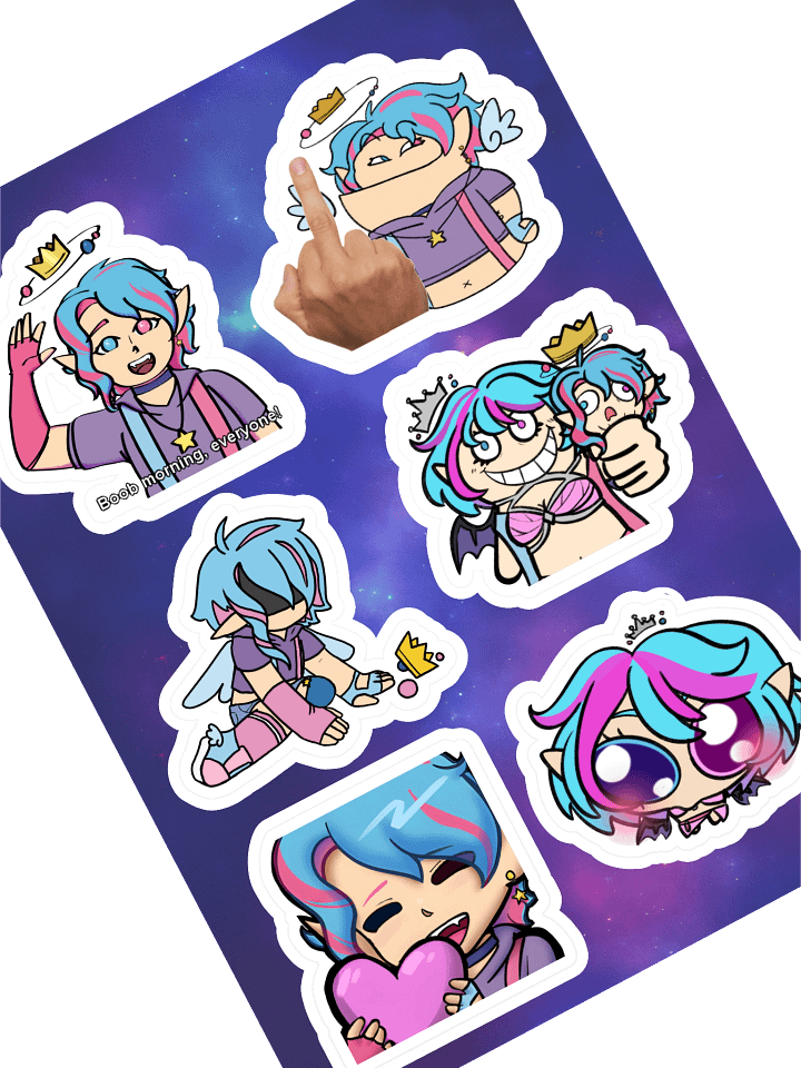 PrinceAerin Meme Sticker Sheet | PrinceAerin product image (1)