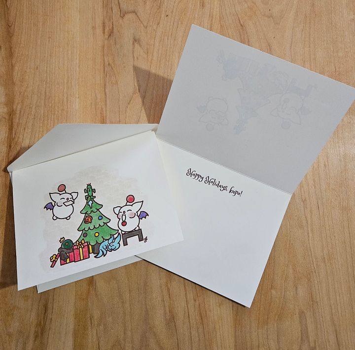 Moogle Holiday Card x6 product image (2)