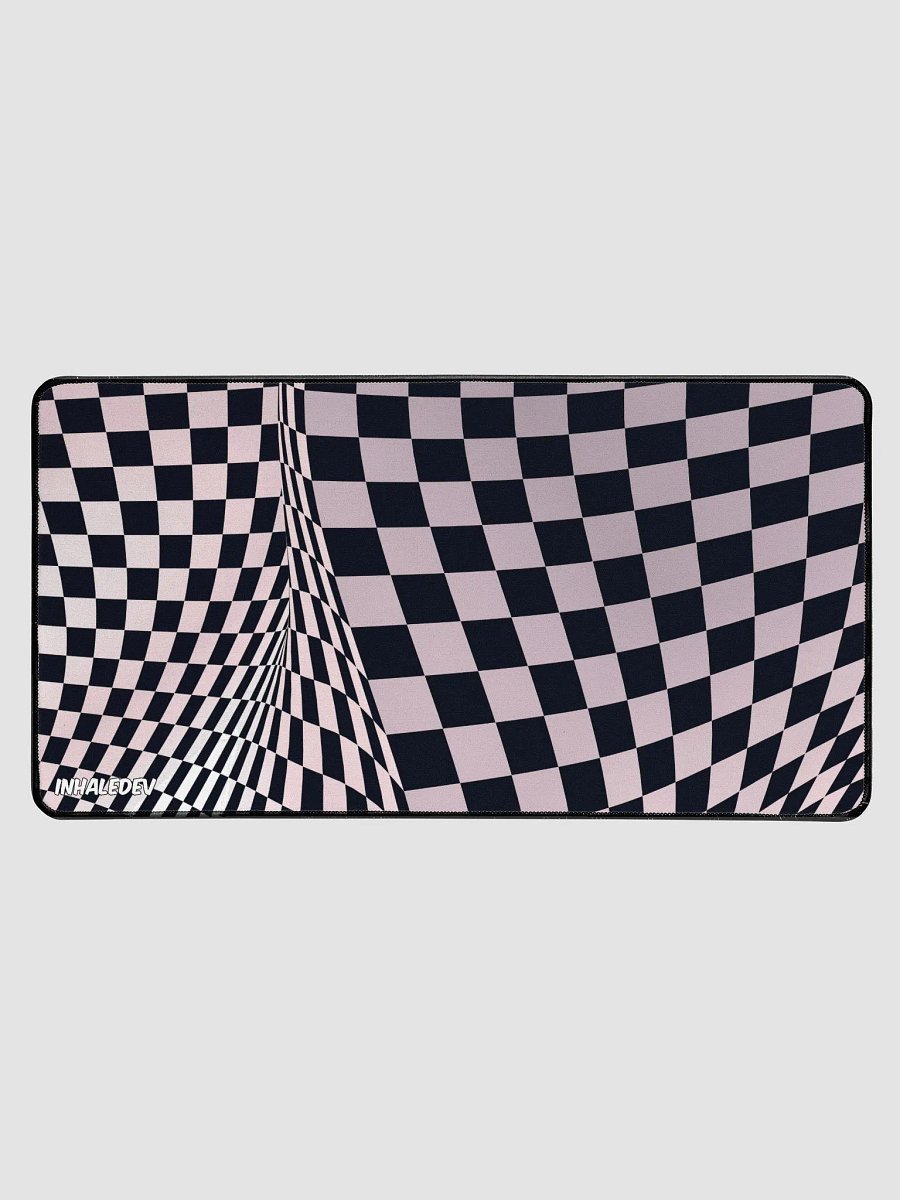 Trippy Checkers- Desk Mat product image (1)