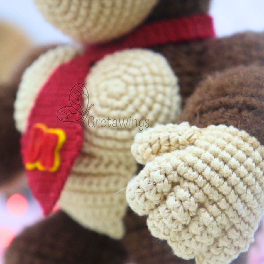 Patrón de Amigurumi de Donkey Kong de la serie Mario Bros (Descarga Digital) product image (3)