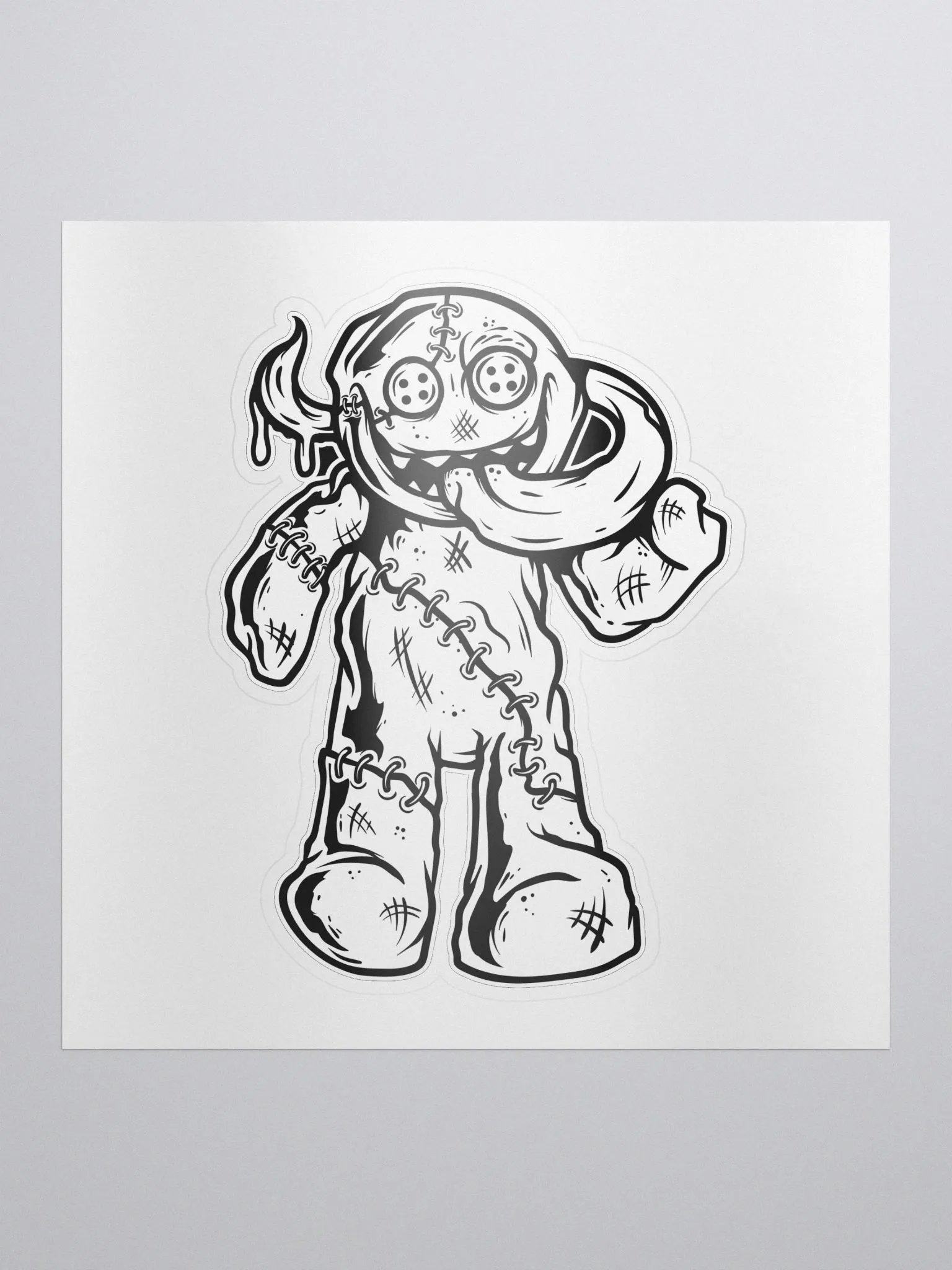 Voodoo Metal Sticker product image (1)