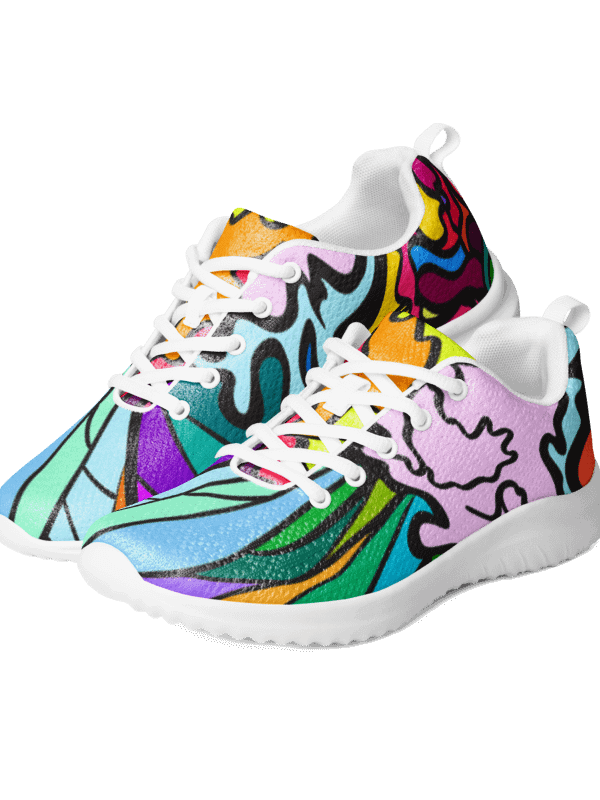 Vibrant Fusion Men's Sneakers - Wave at Sunset product image (3)