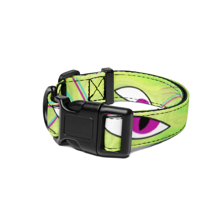Eyes and Lightning Dog Collar product image (1)