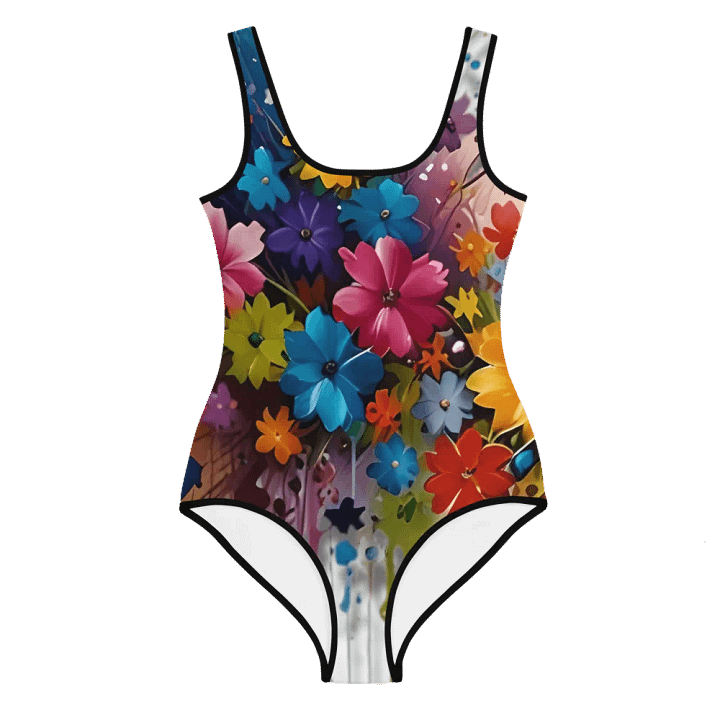 Splash of Blooms Youth Swimsuit product image (1)