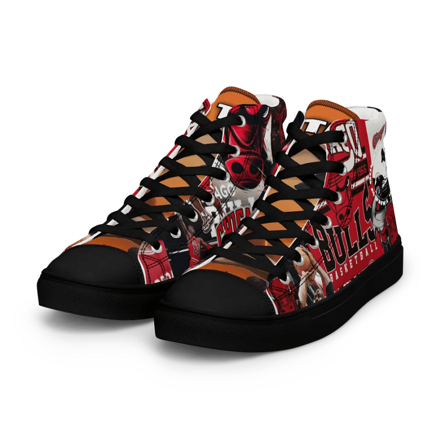 Buhay Tuklas Chicago Bulls Men's High Top Canvas Shoes product image (9)
