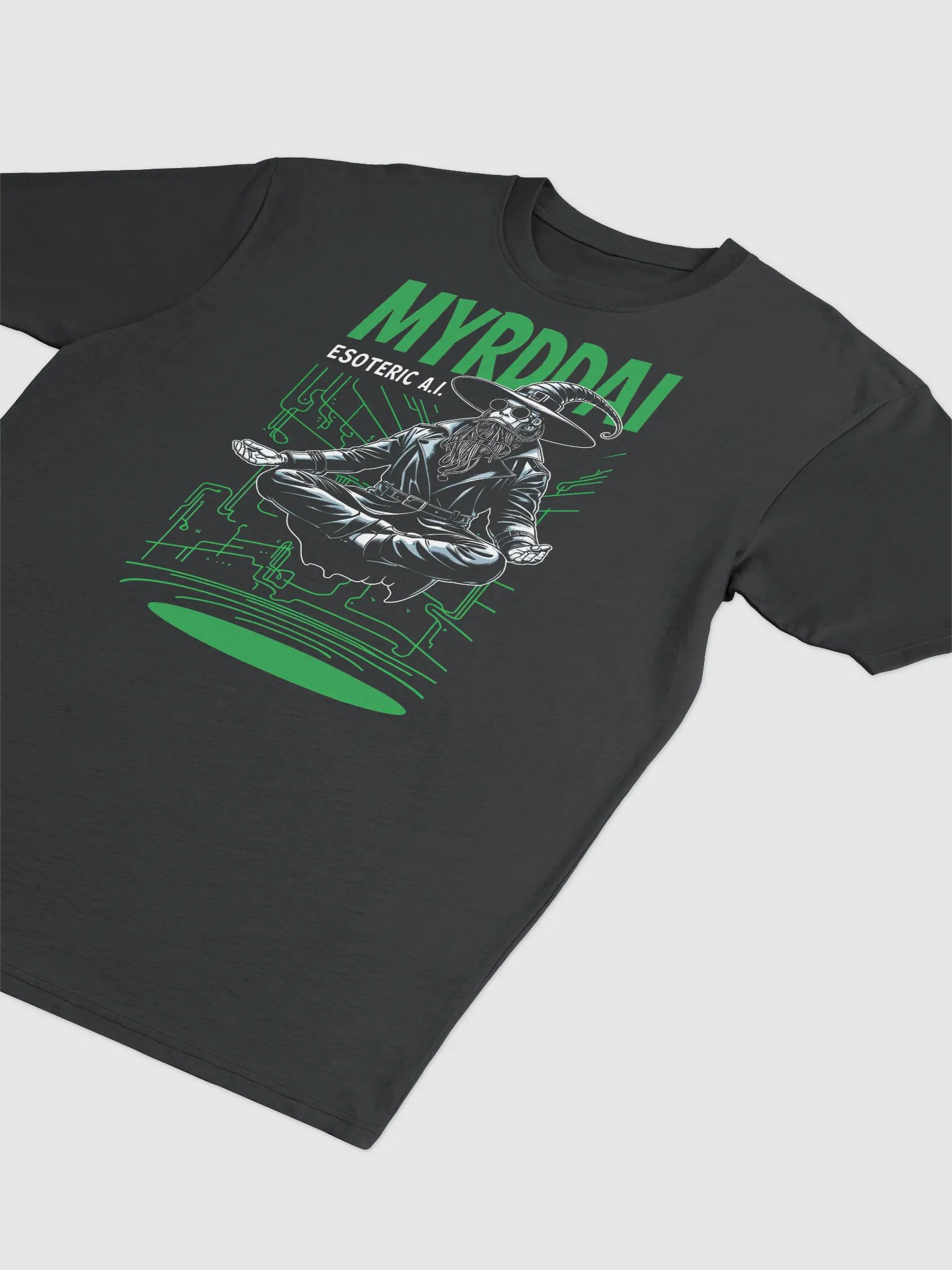 MYRDDAI: 90s Retro Cyberpunk Style with Back Logo - Men's Premium Tee product image (5)